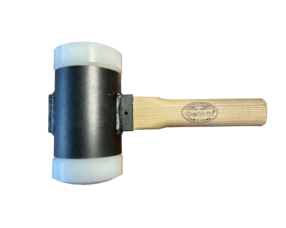 Bandhamer met nylon koppen en 30cm steel